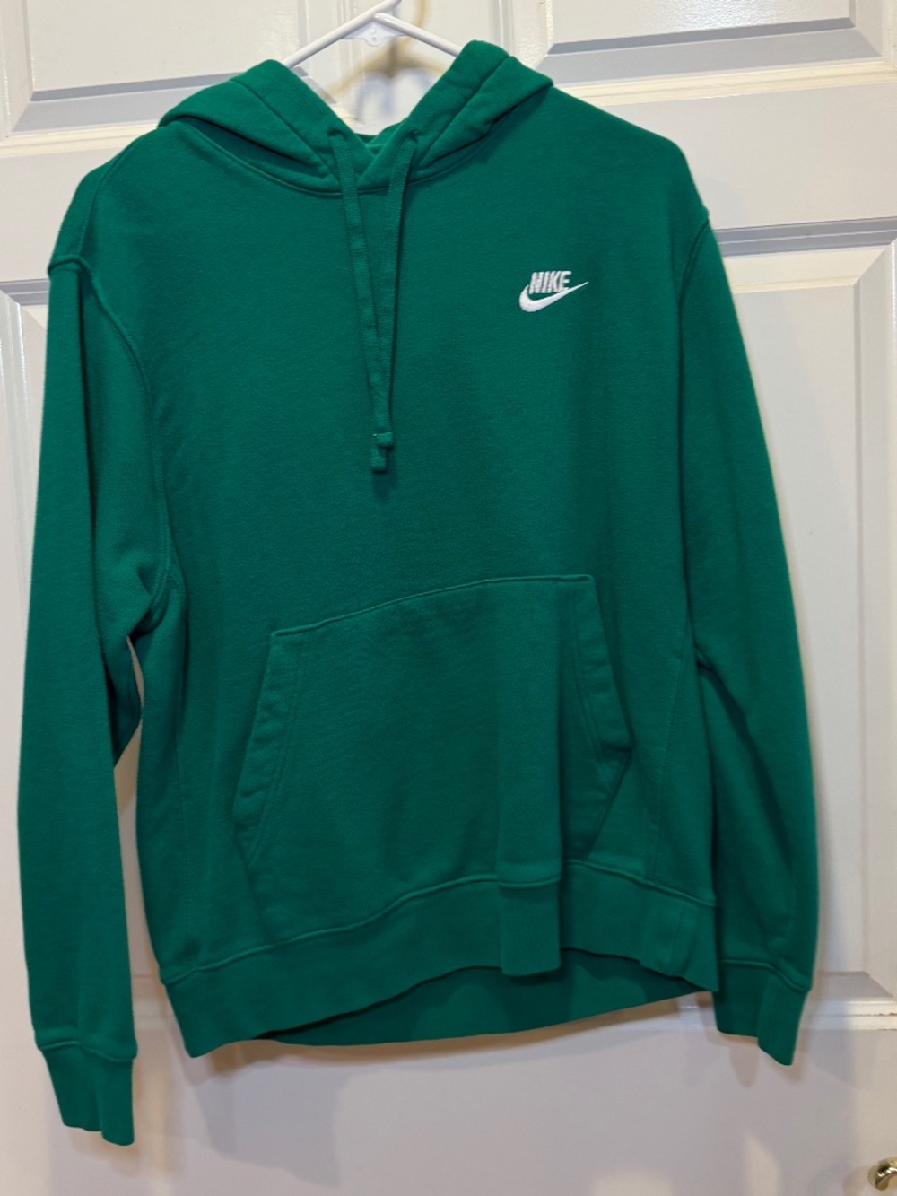 Men's Nike Kelly Green Cotton Hoodie Sweatshirt Size Small